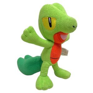2015 TOMY‎ Treeko Starter Pokémon 8.5” Stuffed Animal Plush Toy